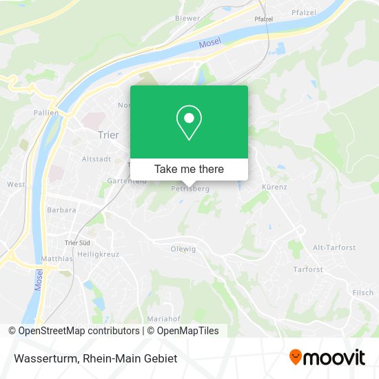 Wasserturm map