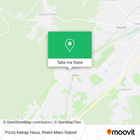 Карта Pizza Kebap Haus