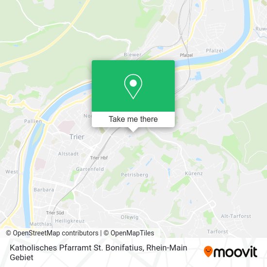 Карта Katholisches Pfarramt St. Bonifatius