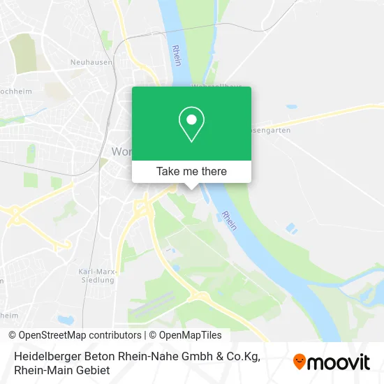 Карта Heidelberger Beton Rhein-Nahe Gmbh & Co.Kg