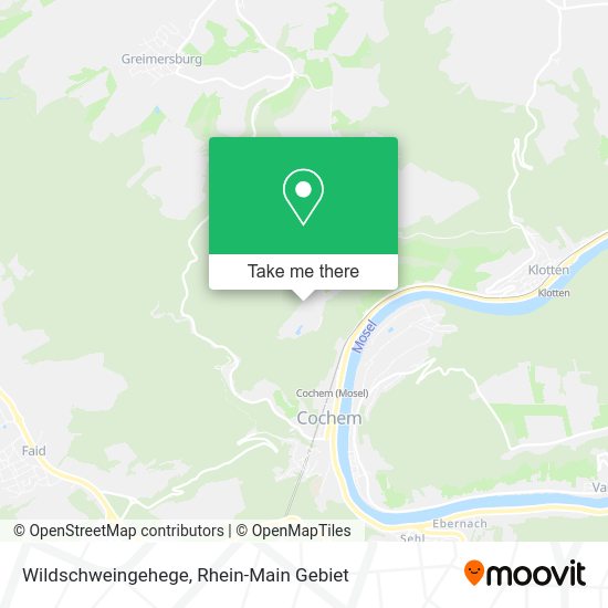 Карта Wildschweingehege
