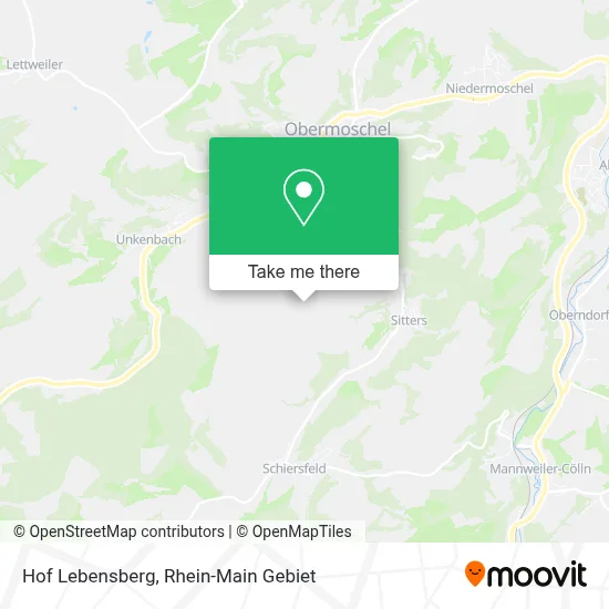 Hof Lebensberg map