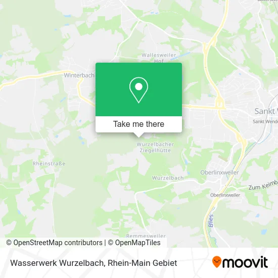Карта Wasserwerk Wurzelbach