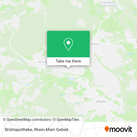 Карта Brühlapotheke