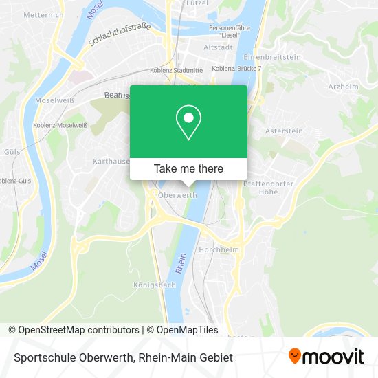 Карта Sportschule Oberwerth