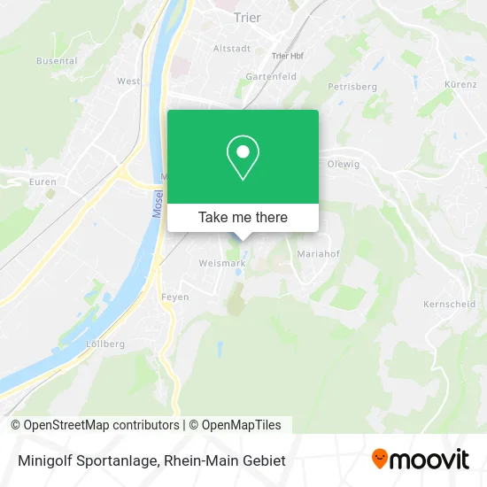 Карта Minigolf Sportanlage