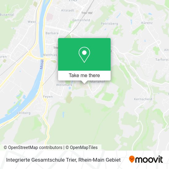 Карта Integrierte Gesamtschule Trier