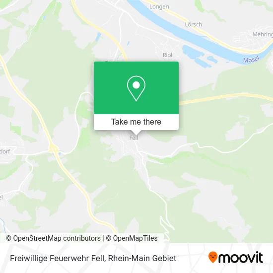 Карта Freiwillige Feuerwehr Fell