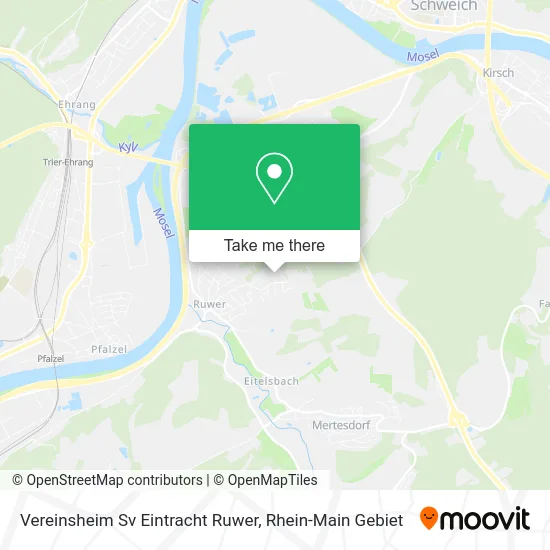 Карта Vereinsheim Sv Eintracht Ruwer
