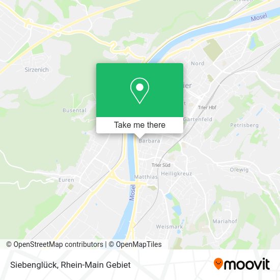 Карта Siebenglück