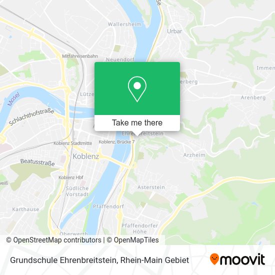 Карта Grundschule Ehrenbreitstein