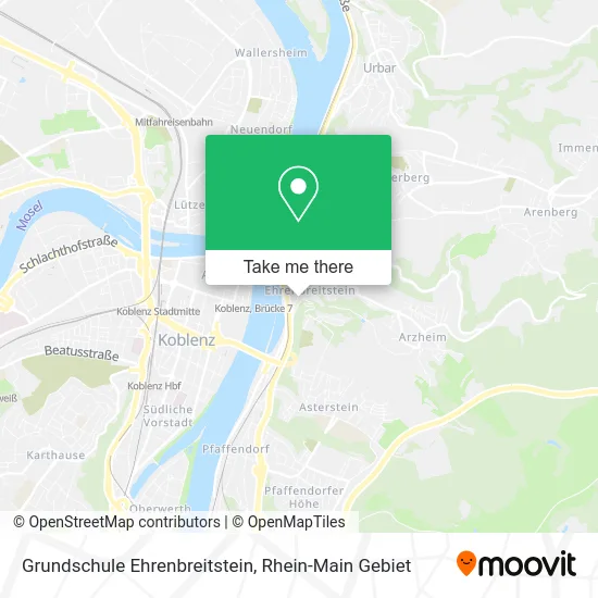 Карта Grundschule Ehrenbreitstein