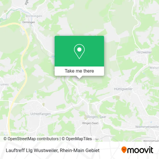 Карта Lauftreff Llg Wustweiler