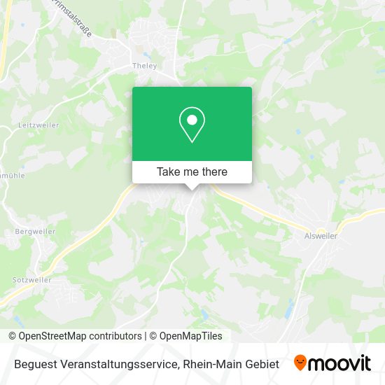 Карта Beguest Veranstaltungsservice
