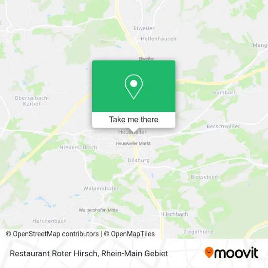 Карта Restaurant Roter Hirsch