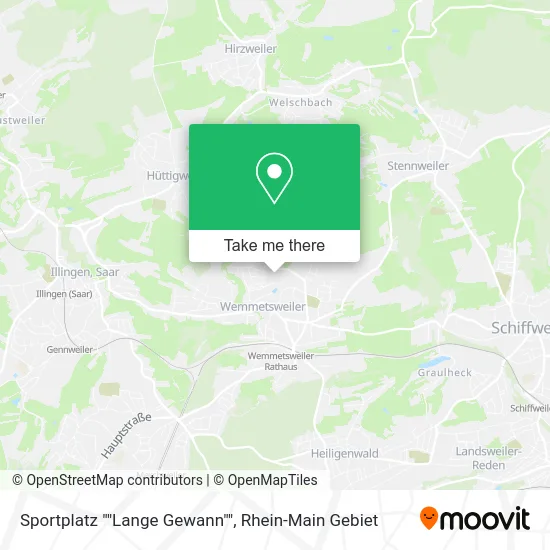 Карта Sportplatz ""Lange Gewann""
