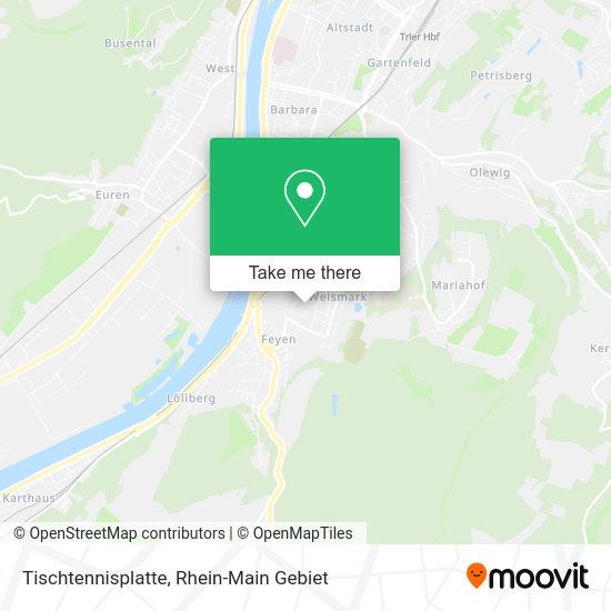 Карта Tischtennisplatte