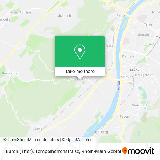 Карта Euren (Trier), Tempelherrenstraße