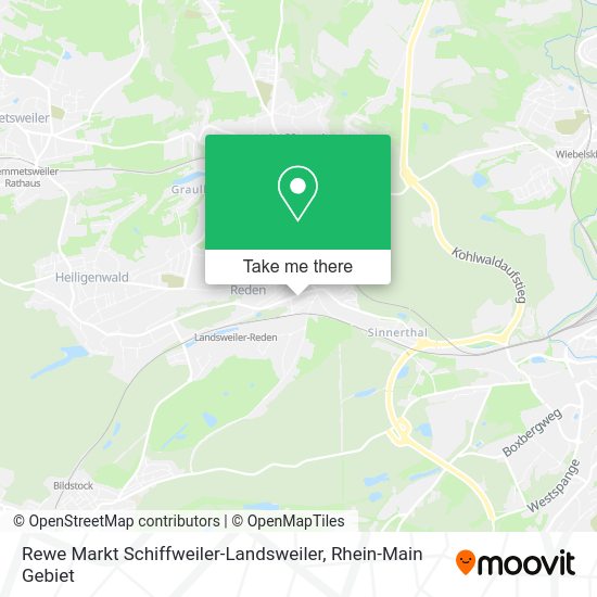 Карта Rewe Markt Schiffweiler-Landsweiler