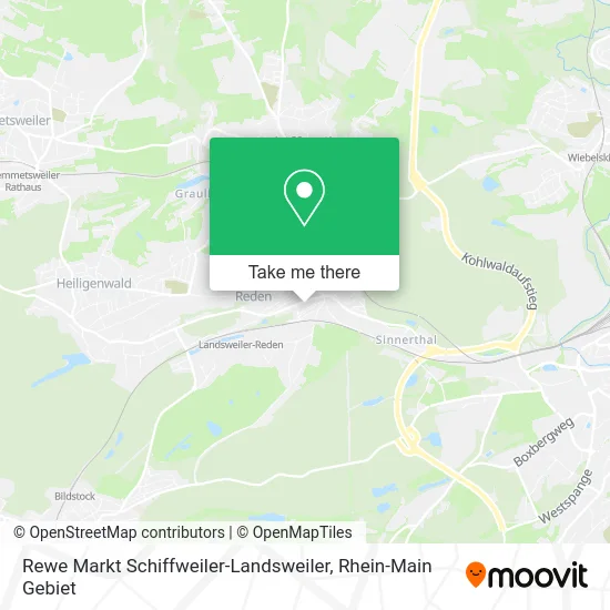Карта Rewe Markt Schiffweiler-Landsweiler