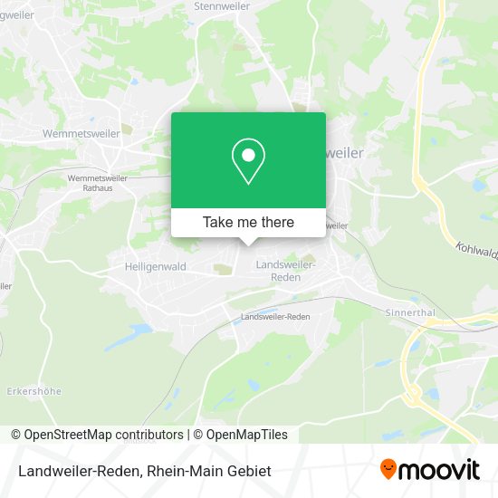 Карта Landweiler-Reden