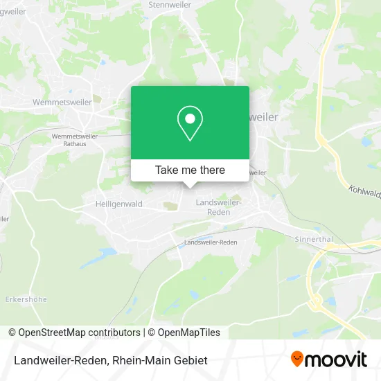 Карта Landweiler-Reden