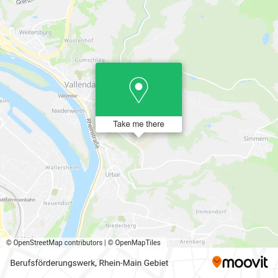 Карта Berufsförderungswerk