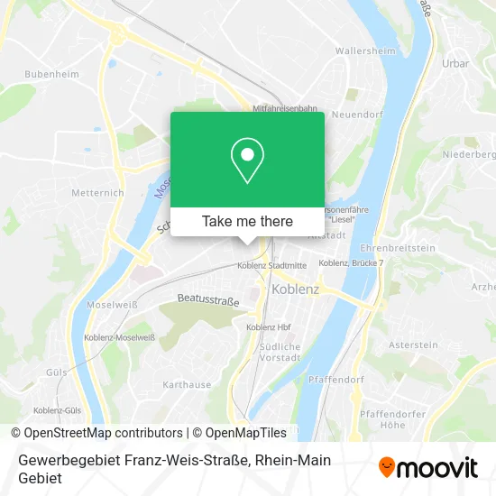 Карта Gewerbegebiet Franz-Weis-Straße