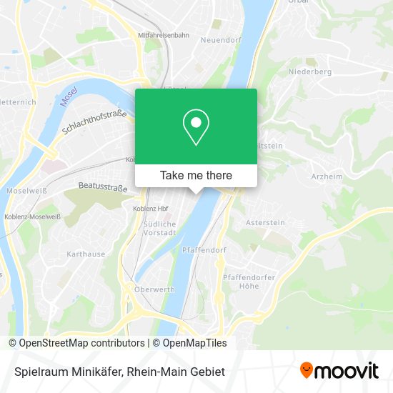 Карта Spielraum Minikäfer
