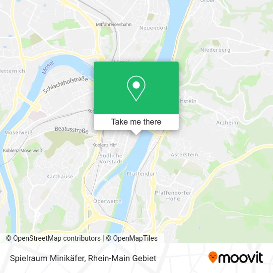 Карта Spielraum Minikäfer