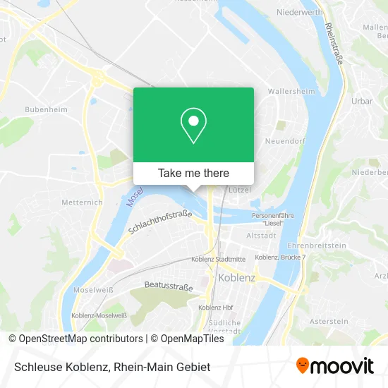 Карта Schleuse Koblenz