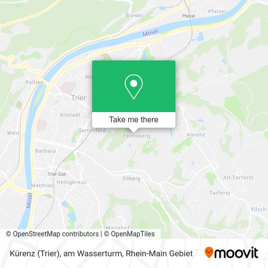 Kürenz (Trier), am Wasserturm map