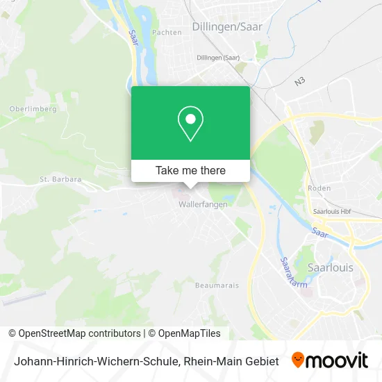Карта Johann-Hinrich-Wichern-Schule