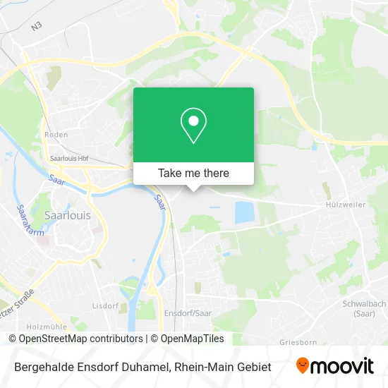 Карта Bergehalde Ensdorf Duhamel