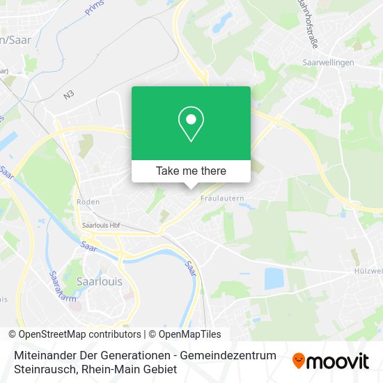 Карта Miteinander Der Generationen - Gemeindezentrum Steinrausch
