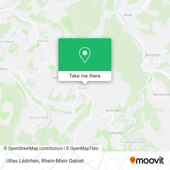 Карта Ullas Lädchen