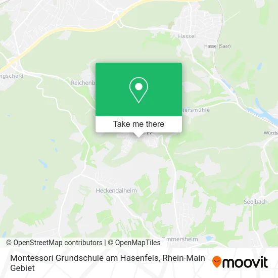 Карта Montessori Grundschule am Hasenfels