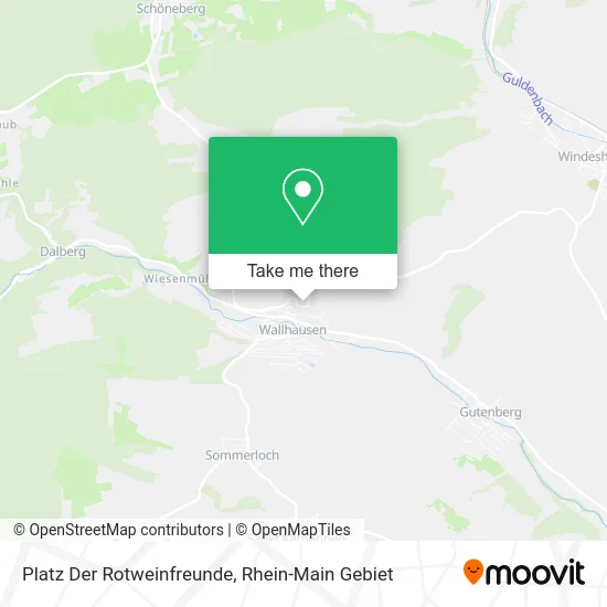 Карта Platz Der Rotweinfreunde