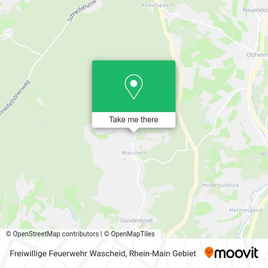 Карта Freiwillige Feuerwehr Wascheid
