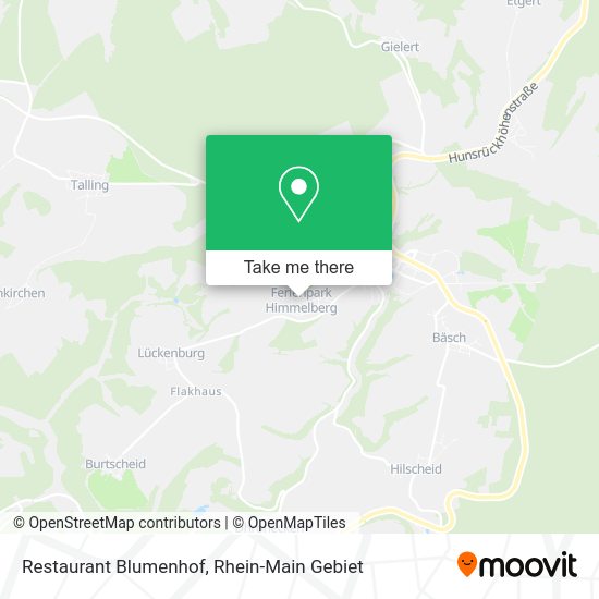 Карта Restaurant Blumenhof
