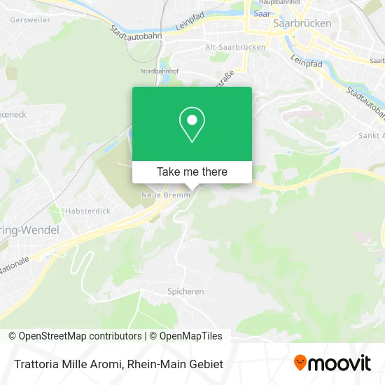 Карта Trattoria Mille Aromi