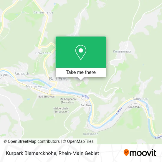 Карта Kurpark Bismarckhöhe