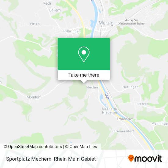 Карта Sportplatz Mechern