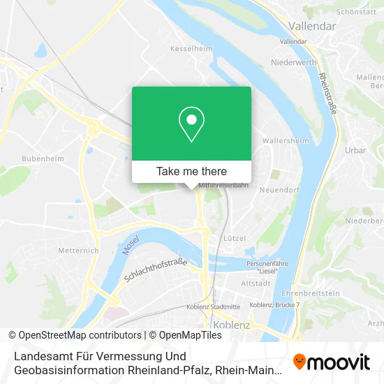 Карта Landesamt Für Vermessung Und Geobasisinformation Rheinland-Pfalz