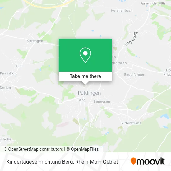 Карта Kindertageseinrichtung Berg