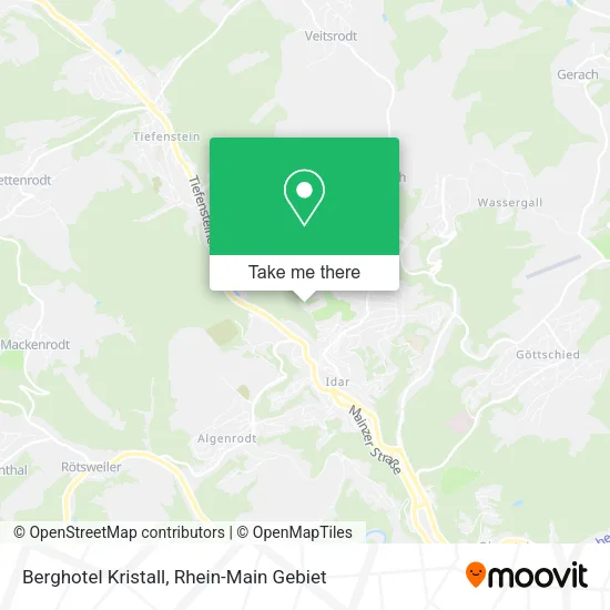 Карта Berghotel Kristall