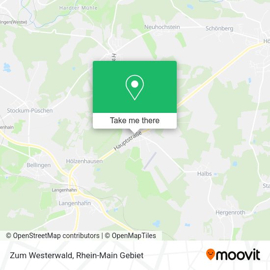 Карта Zum Westerwald