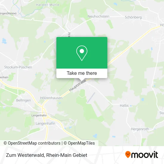 Карта Zum Westerwald