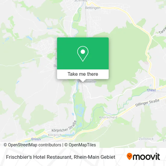 Карта Frischbier's Hotel Restaurant