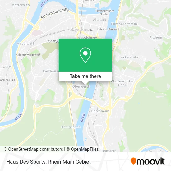 Карта Haus Des Sports